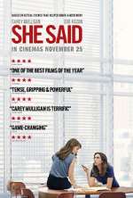 Watch She Said 123MoviesFree