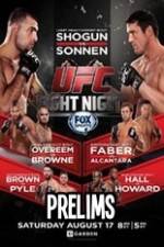 Watch UFC Fight Night 26 Preliminary Fights 123MoviesFree