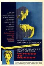 Watch Witness to Murder 123MoviesFree