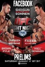 Watch UFC Fight Night 26 Facebook Prelims 123MoviesFree